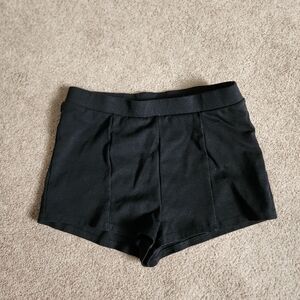 Fashion Nova Black Women's Micro Shorts